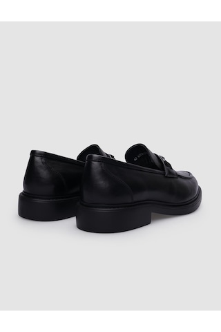 Cabani Venano %100 Hakiki Deri Siyah Tokalı Erkek Loafer
