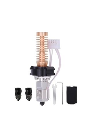 Sointeresting Flashforge Adventurer 5m/5m Pro İçin Hotend Kiti, Hızlı Değiştirilebilir Sıcak Uç Tertibatı 0.2/0.4/0.6mm Sertleştirilmiş Çelik Nozul
