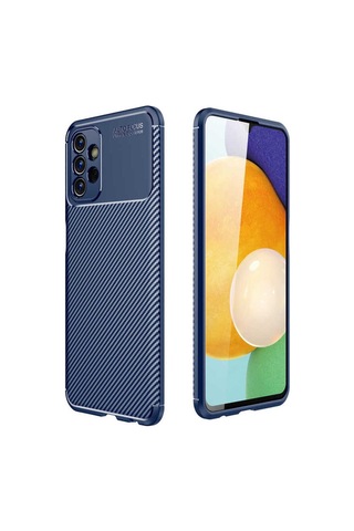 Samsung Uyumlu Galaxy A13 4g Kılıf Zore Negro Silikon Kapak Lacivert