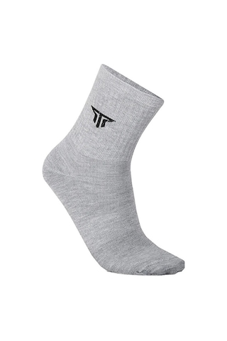 Techsport Tenis Corap 3 Lu Siy Bey Gri Tenis Çorabı 3 Çift Ts703tns-103 Çok Renkli Ts703tns-103 Renkli