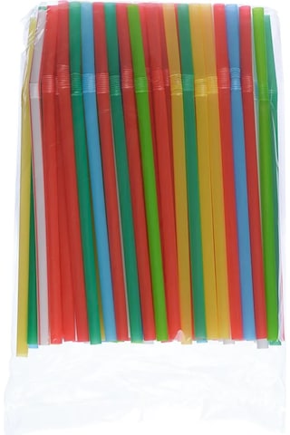 Pakkom Renkli Geniş Oluklu Kahve Ve Kokteyl Pipetleri 331076000