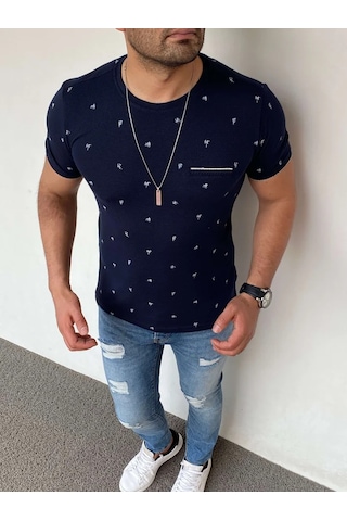 Modefendi Slim Fit Triko Tshırt Gri