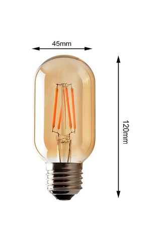 Rustik Led Dekoratif Glop Amber Renk Ct4298 4w 220240v 330 Lümen Ec4298