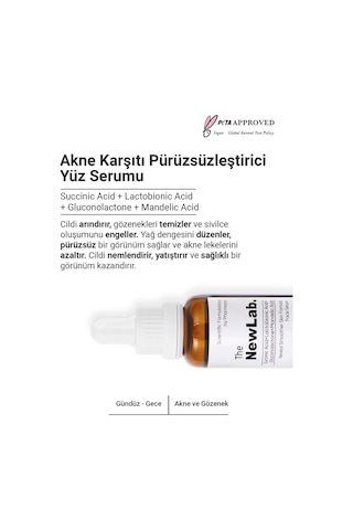 The NewLab Akne Karşıtı Pürüzsüzleştirici Yüz Serumu