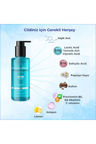 Elysian Essence Yoğun Arındırıcı Yüz Temizleme Jeli 3'lü Set