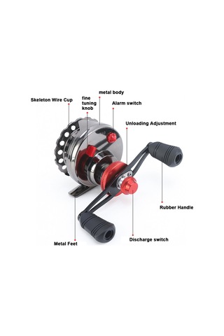Xindoker Tam Metal V60h Sağ El Balık Makinesi - Manyetik Yavaş İnişli Av Makinesi, Dayanıklı Gövde Ve Rotor