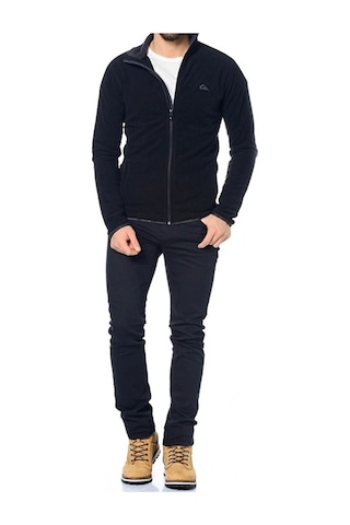 Quiksilver Mission Fullzip Erkek Polar Ceket Siyah