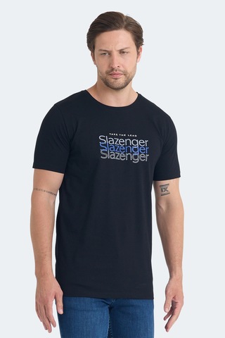 Slazenger Pallu I Erkek Siyah Tişört Siyah