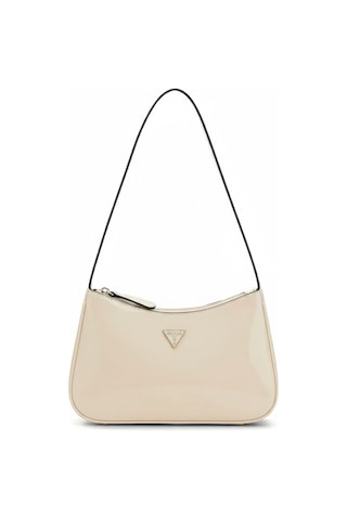 Guess Arnela Iı Üstten Fermuarlı Omuz Kadın Ekru El Çantası Hwny9723170-bon Ekru