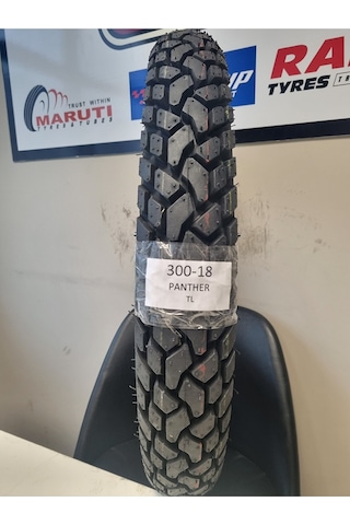 Maruti Tyres 300-18 Tl Dubleks Panther Motosiklet Lastiği