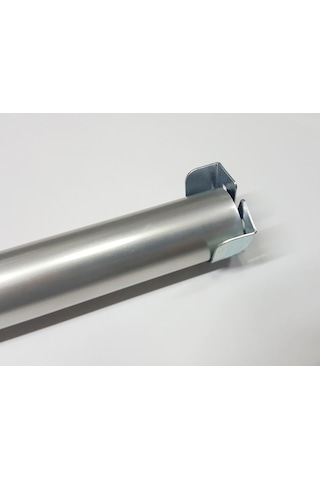 Gardırop Askı Borusu Yuvarlak Alüminyum Dolap Borusu 70 Cm