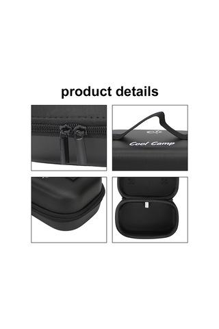 Teltree Eva Malzeme Picnic Yemek Kutusu Çantası - Dayanıklı, Taşınabilir, 800ml Kapasiteli防撞depolama Çantası Siyah