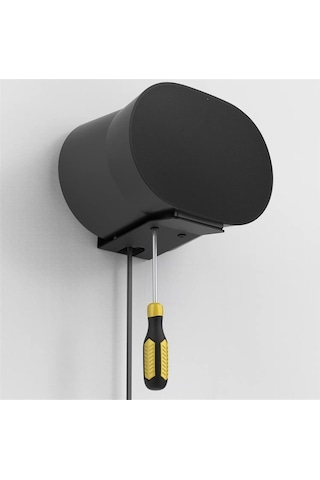 Flybuy Sonos Era 300 Duvar Montaj Braketi, Siyah, Çelik Yapı, Kolay Montaj