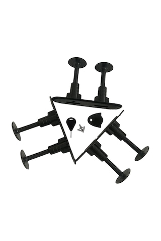 Homyl 3 Parça Sörf Tahtası Fin Fişleri Pvc Dağı Aksesuarları