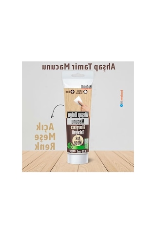 Açık Meşe Ahşap Tamir Macunu, 125 Ml, Çatlak Ve Çizik Giderici