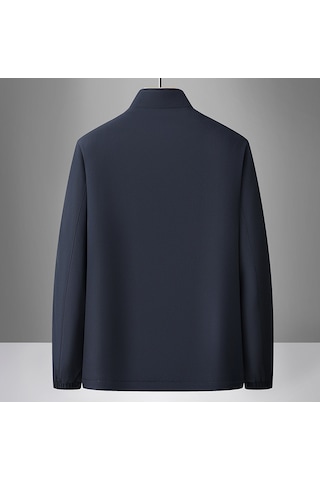 Polar Astarlı Ve Kalınlaştırılmış Kapitone Dik Yakalı Erkek Ceketi Haki