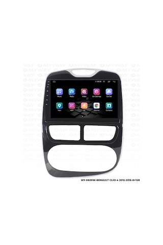 Myway Clio 4 Android Multimedya Carplay Navigasyon Ekran - 8gb Ram+128 Gb Hdd - Myway 9"
