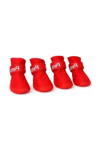 2as Su Geçirmez Kaymaz Tabanlı Köpek Botu 4 Lü Set Küçük Orta Irk 142335