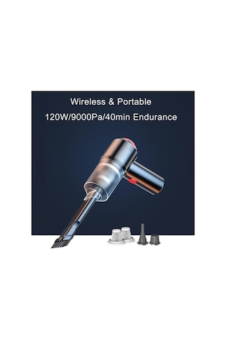 Pazly Taşınabilir Süpürge Suntek Siyah Siyah Elektrikli El Araba Akülü Lq Siyah