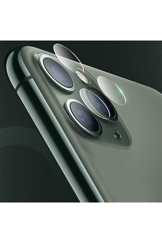 Apple Uyumlu iPhone 11 Pro Max Zore Nano Kamera Koruyucu Renksiz