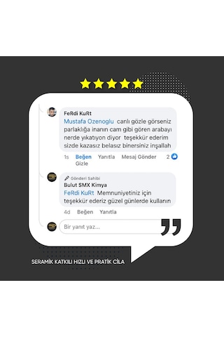 Seramik Katkılı Hızlı Ve Pratik Cila 5 Lt.