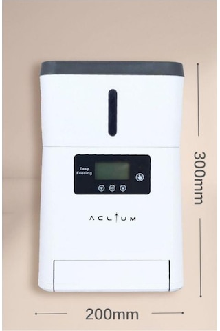 Aclıum Kedi Ve Köpekler İçin Otomatik Mama Kabı 1 Kg Hazne