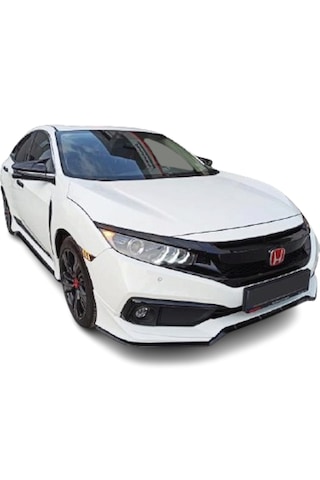 Paşa Honda Civic Fc5 2019-2022 Makyajlı Ön Tampon Eki Plastik