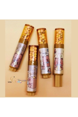 Capybara Luckybara Temalı Simli Baloncuklu Çevirmeli Silgi İz Bırakmaz - İster 1 Adet İster 2 Adet İ Capybara Luckybara Temalı Simli Baloncuklu Çevirmeli Silgi İz Bırakmaz - İster 1 Adet İster 2 Adet İ