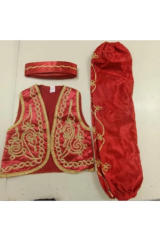 Dilekkostüm 23 Nisan Folklör Cepken Şalvar Kaşık Zeybek Erik Dalı Kostüm Kırmızı Dilekkostüm 23 Nisan Folklör Cepken Şalvar Kaşık Zeybek Erik Dalı Kostüm Kırmızı