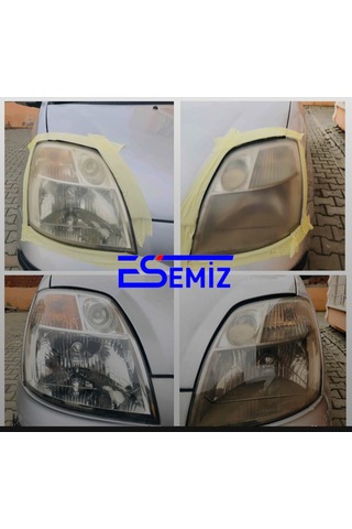 Buharsız Sıvısız Uğraştırmayan 2 Dakikada Kolay Far Temizleme