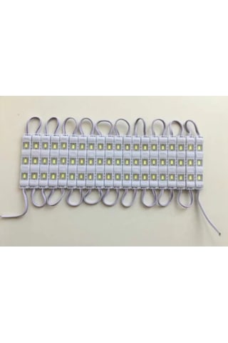 Carub Lamba 12V 3Led Şeffaf Parmak Vakum 20 Ad Beyaz