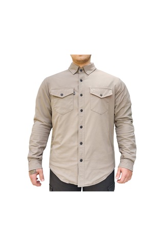 Eagle Beige Korumalı Motosiklet Gömleği Erkek