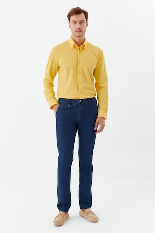 Sabri Özel Chino Erkek Denim Mavi