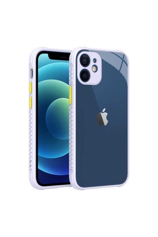 Apple Uyumlu iPhone 12 Mini Kılıf Zore Kaff Kapak Mor
