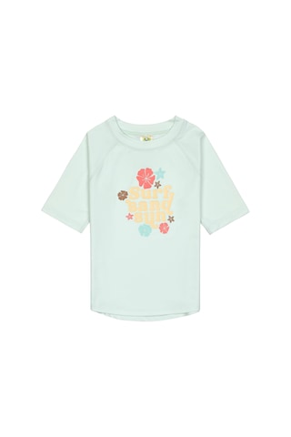 Lassig Flowers Uv Korumalı Kısa Kollu Mayo Tişört Sea Foam