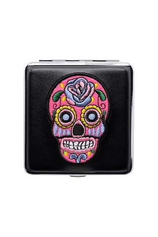 Atomic German Skull Kurukafa Patch Deri Kısa Sig. Tab Akasısı Pem