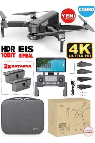 SJRC F11 Pro Combo 4K Kameralı Drone Seti - 2 Batarya - 1.5 KM Menzil - 26 Dakika Uçuş Süresi