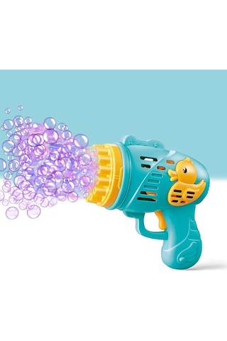 Mofy Baby 23 Kanal Pilli Baloncuk Makinesi Baloncuk Tabancası Köpük Tabancası Bubble Gun Ördek