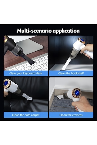 Novahub Kablosuz Taşınabilir Süpürgesi - 9000pa, 120w, Led Işık