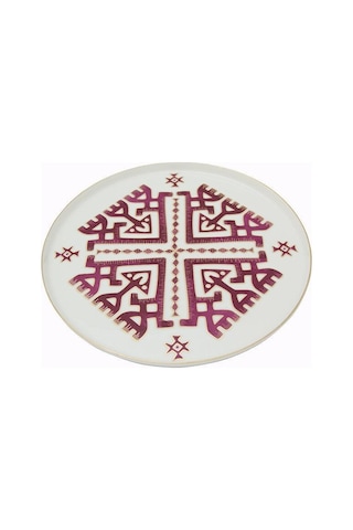 Porland Arabesque Desen6 Düz Tabak 27cm