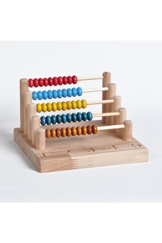 El Yapımı Ahşap Abaküs: Çocuklar İçin Zeka Geliştirici Eğitici Oy