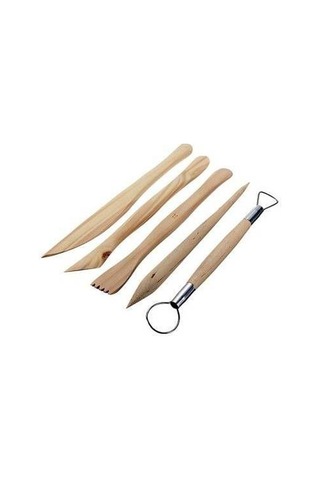 Kil Hamuru Set-4. Seramik Hamuru Başlangıç Seti. Ahşap Ebeşuar.