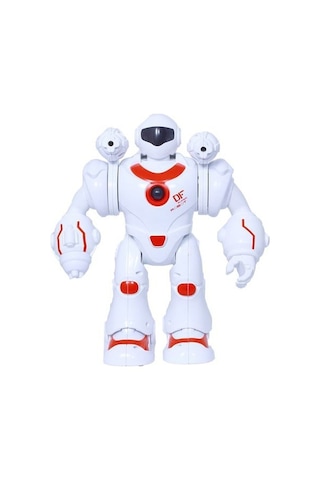 Sesli Ve Işıklı Savaş Robotu Kırmızı