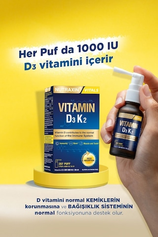 Nutraxin Vitamin D3 K2 30 ML