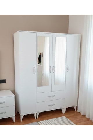 Koru 4 Kapaklı Dolap Gardırop - Byz M2