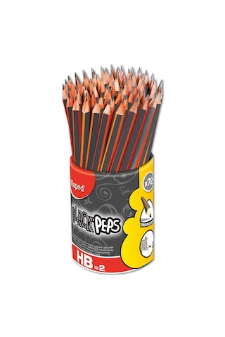 Maped Black Pep's Silgili Kurşun Kalem Hb 851759 Çok Renkli