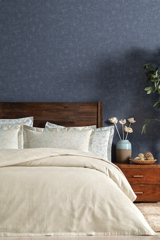 Puffy Elois Tek Kişilik Bambu Pike Takımı - Ekru