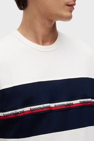 Tommy Jeans T Shirt Erkek T Shirt Dm0dm23245 Ybh Beyaz