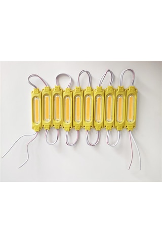 Replax Parmak Cob Led Sarı 12 Volt Su Geçirmez 10,lu 3m Bantlı
