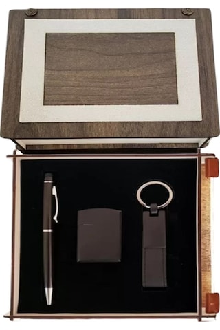 Hediye Kalem Anahtarlık Ve Çakmak Seti